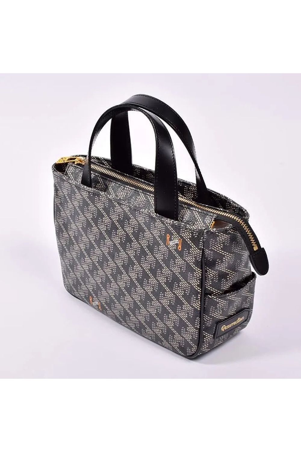 【26SS】 OTIS (オティス) / ブランドオリジナルテキスタイル カートバッグ (ダークブラック)*