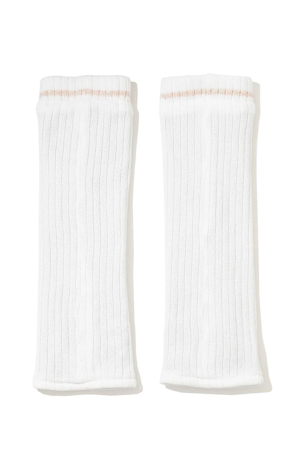 【26AW】 EL.WINDPROOF LEG WARMERS / モール糸 アイアンスカル刺繍 レッグウォーマー (ホワイト)