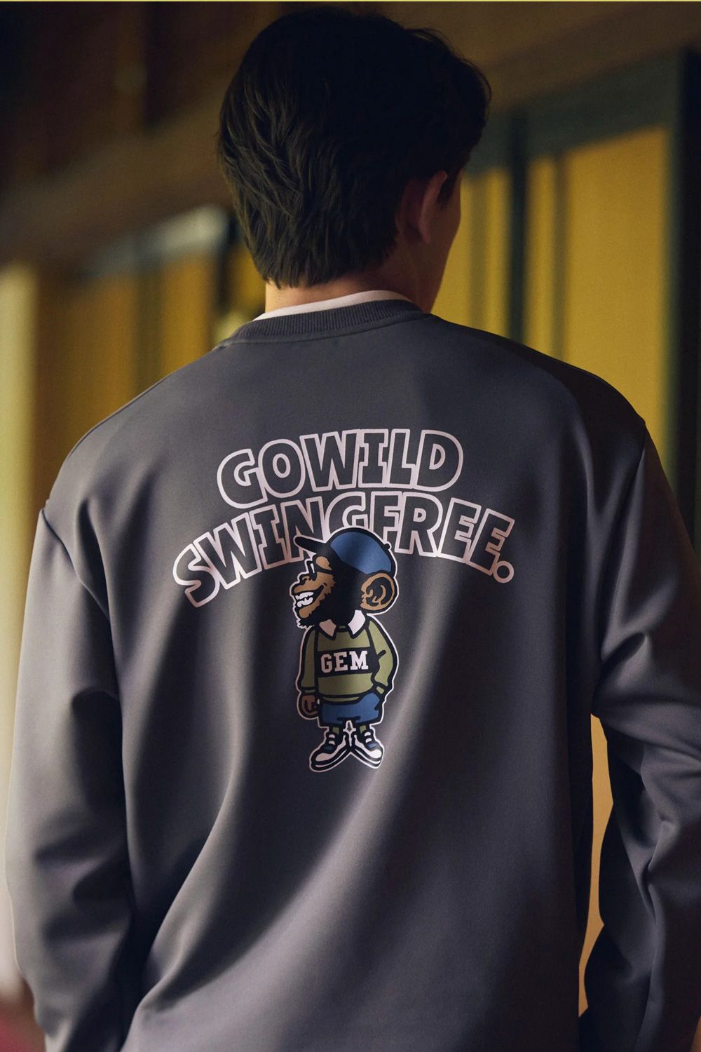 【26AW】 JERSEY SWEATSHIRT / ダンボール素材スウェットシャツ (グレー)