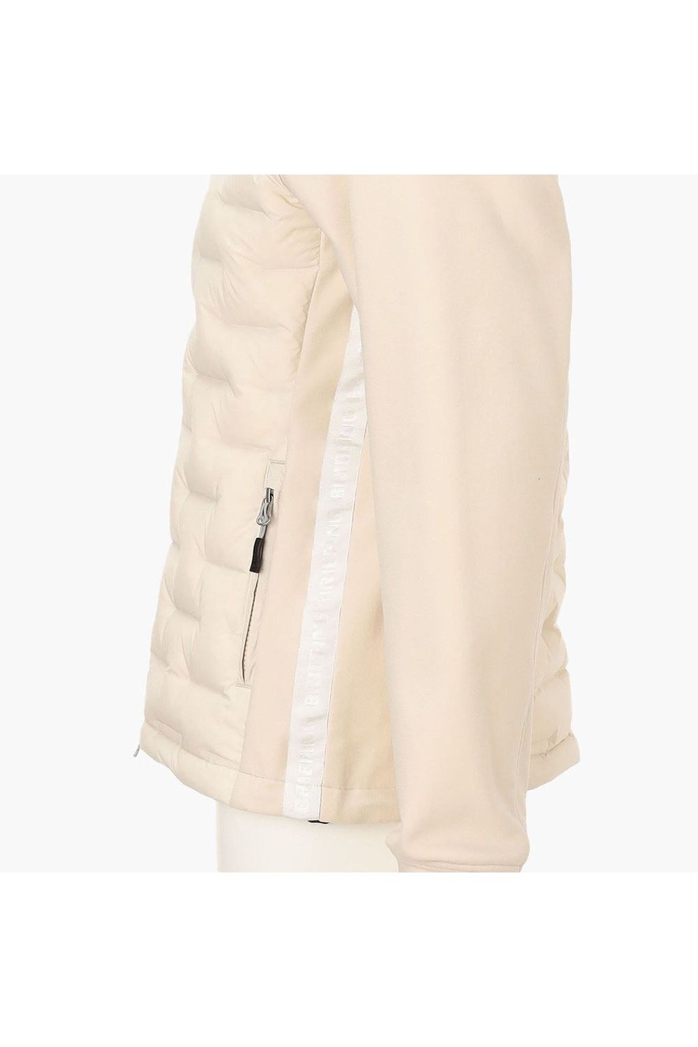 【25AW】【レディース】 WOMEN’S HYBRID DOWN PARKA / ストレッチタフタ ダイヤモンドロゴ ハイブリッドダウンジップパーカー (ベージュ)