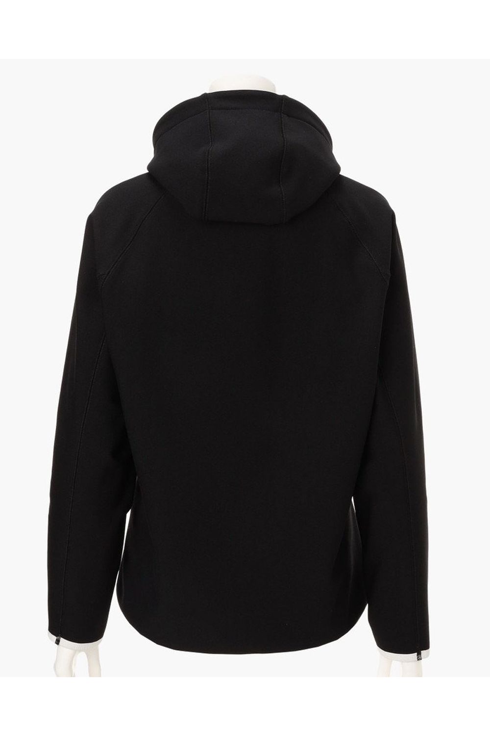 【25AW】【レディース】 WOMEN’S LOGO HOODIE / 裏起毛 フロントロゴ 裾切り替え プルオーバーパーカー (ブラック)