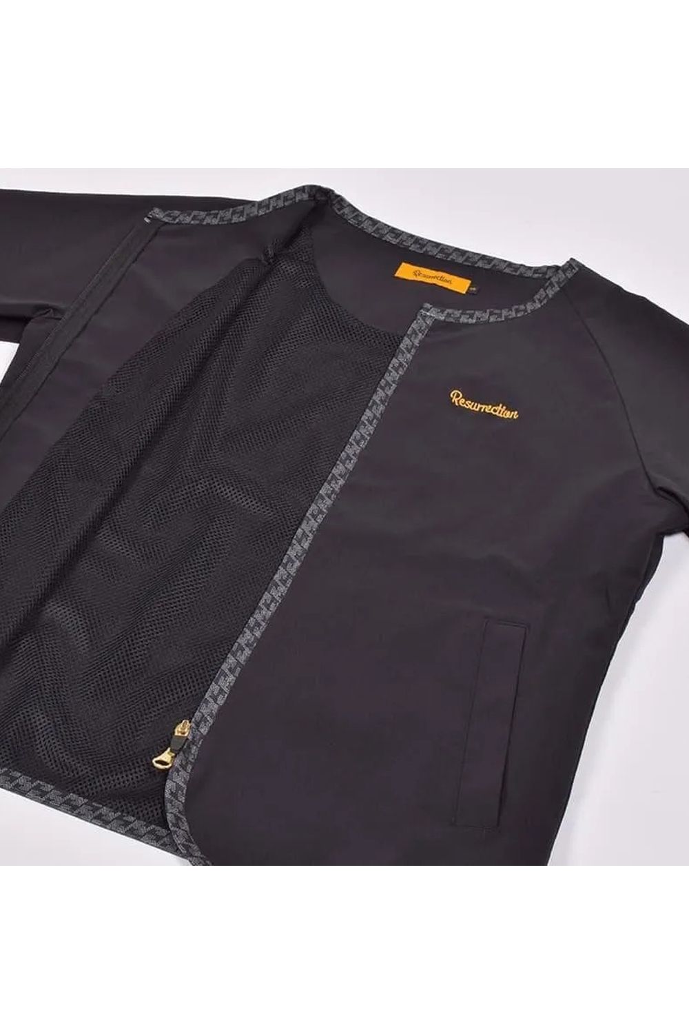 【26AW】 【レディース】 NO COLLAR LIGHT JACKET / ノーカラー ライト ジャケット (ブラック)*
