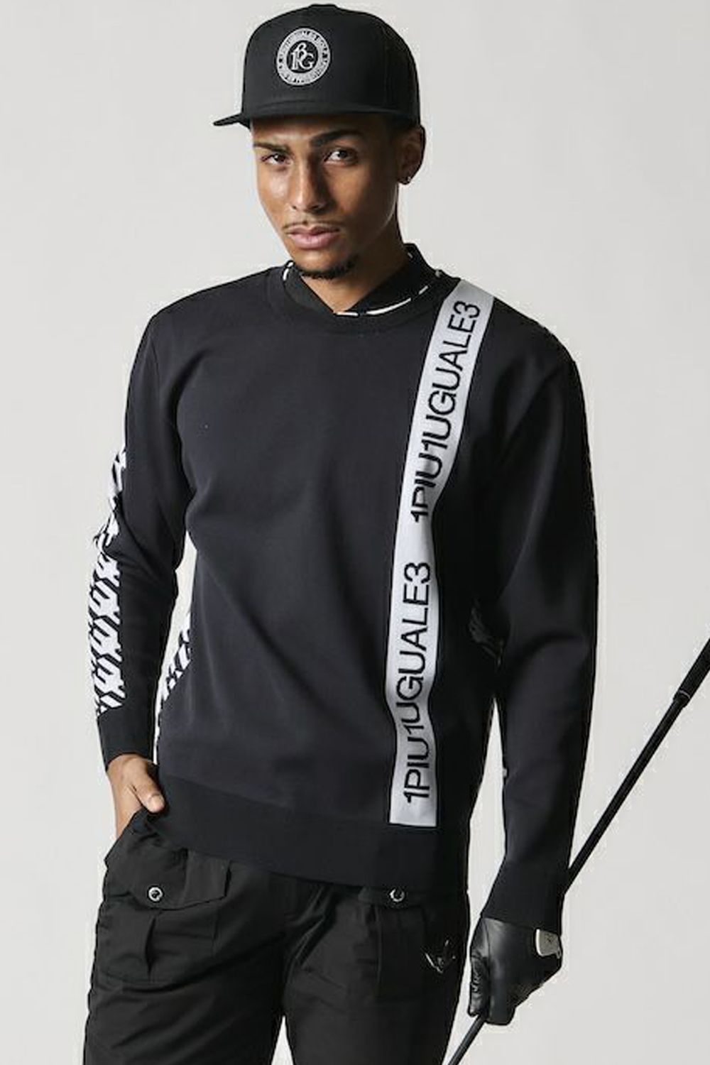 【25SS】 COMBINATION CREW / コンビネーション クルーネック ロングスリーブ （ブラック）