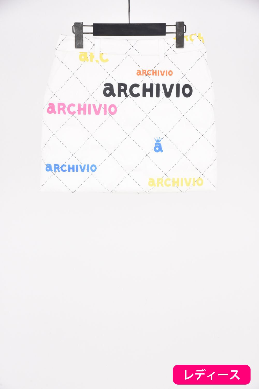 ARCHIVIO ホワイトスカート ロゴプリント 新品未使用タグ付き 【公式通販】