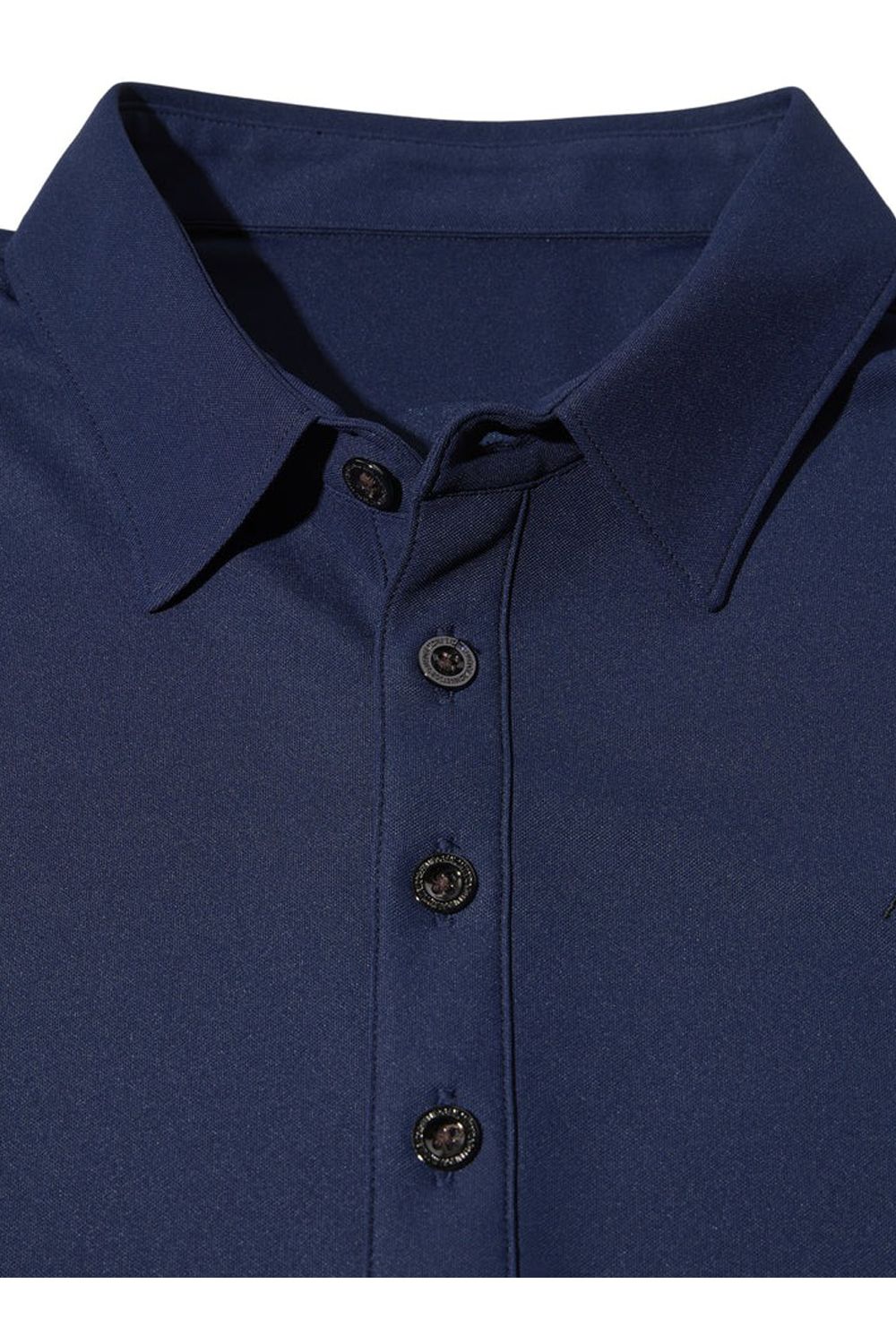 【26SS】 MICRO KANOKO COOL POLO / マイクロカノコ素材 バックロゴプリント ポロシャツ (ネイビー)
