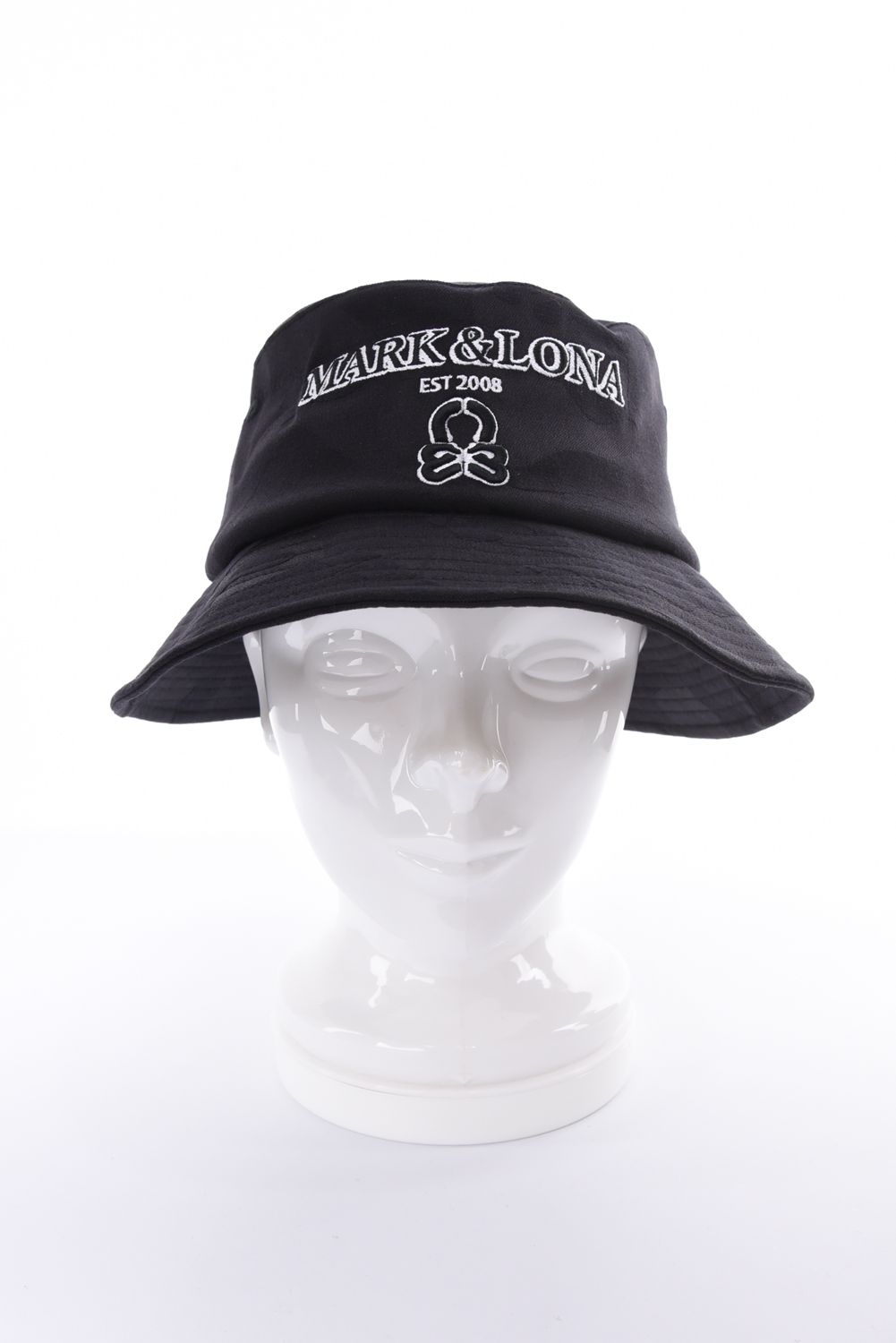 【26AW】 MERCURY CAMO STRETCH HAT / シグネチャーカモ ブランドロゴ刺繍 ストレッチバケットハット (ブラック)