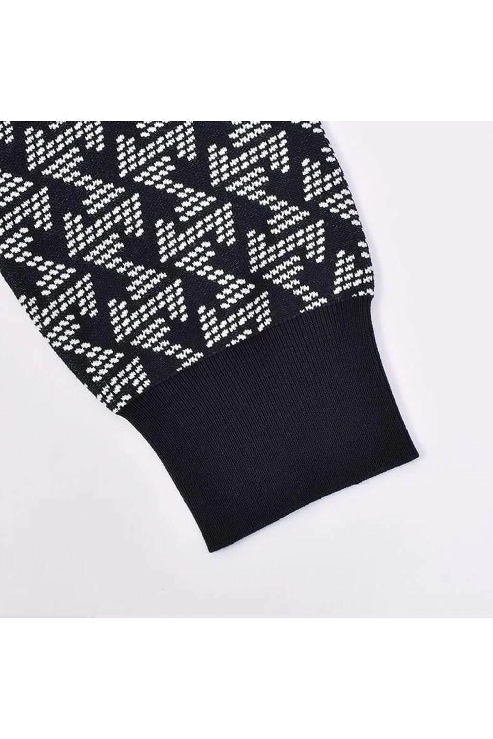 【26AW】 GM GRADATION KNIT / グラデーション ニット (ブラック)*