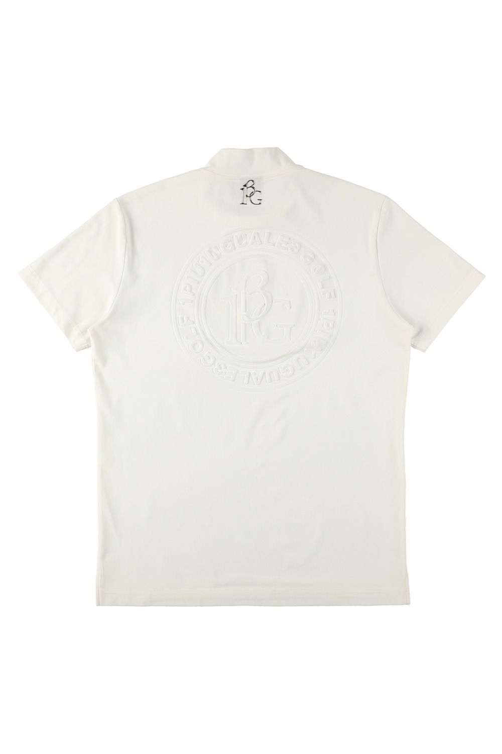 1PIU1UGUALE3 GOLF - 【25SS】 113 GOLF S/S MOCK NECK EMBOSS 1PIU1UGUALE3 GOLF - 【25SS】 113 GOLF S/S MOCK NECK EMBOSS