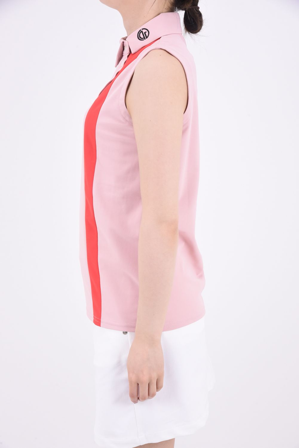 【お年玉セール特価】 GOLF CPG - NECK MOCK SLEEVELESS BICOLOR 【レディース】 レディースウェア