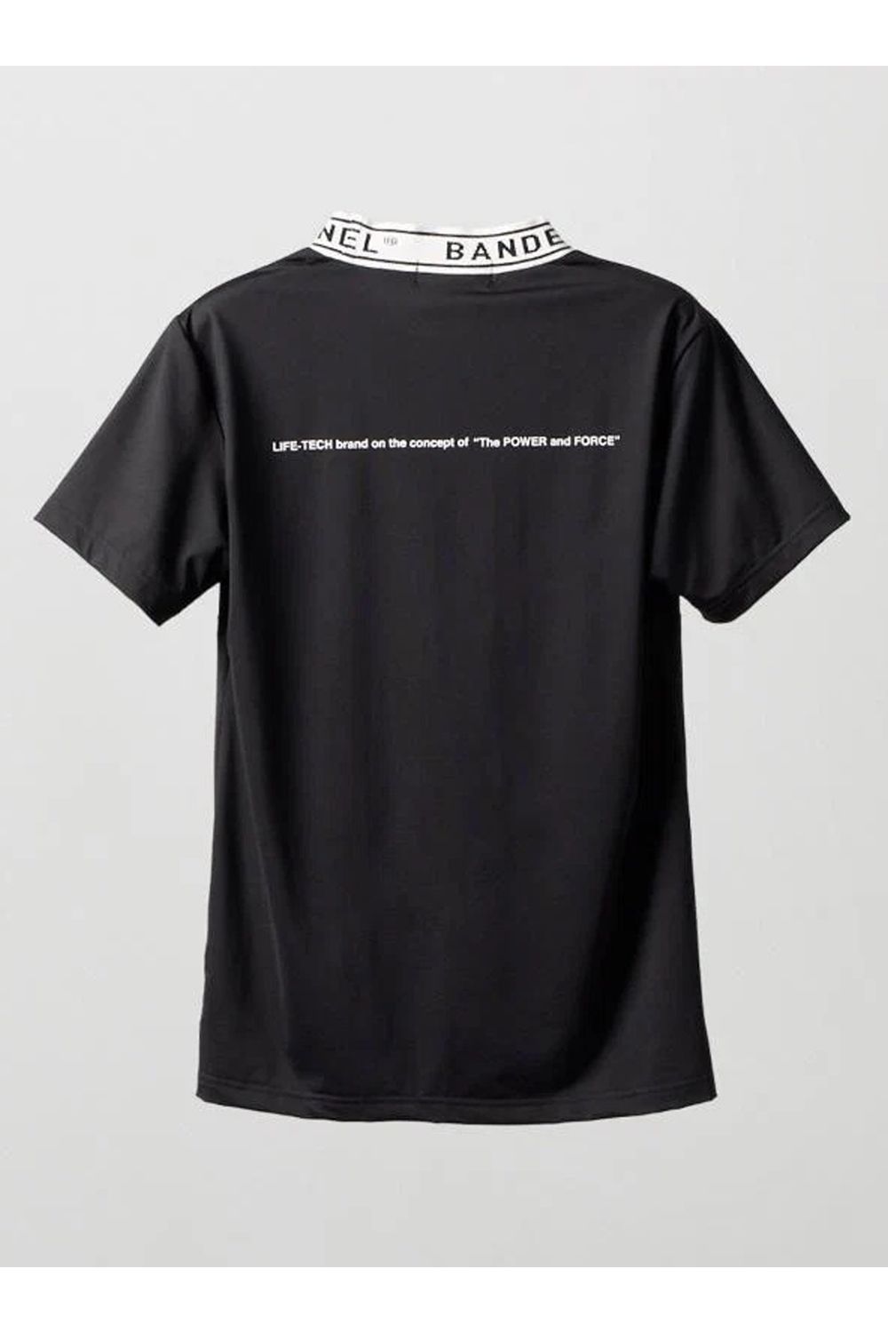 【26SS】 【レディース】 ジャガードモックネックシャツ (ブラック)