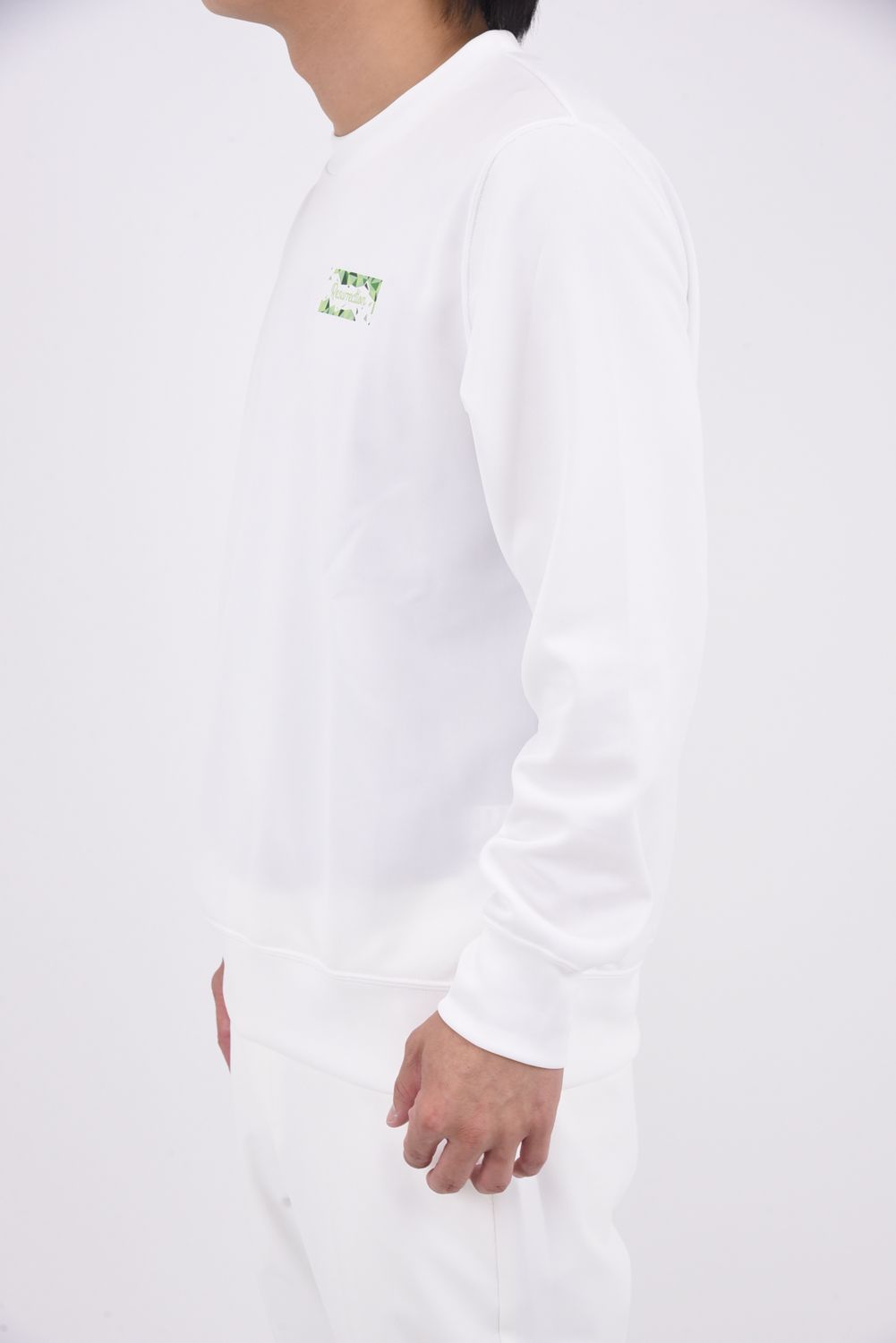 【25AW】 CUBISM LOGO CREW NECK SWEAT / ダンボールニット キュビズムロゴ クルーネックスウェット (ホワイト)*