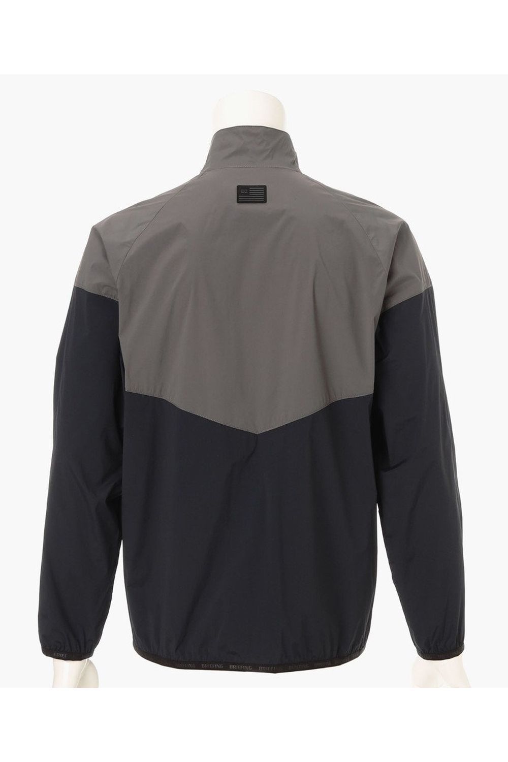 【26SS】 MEN'S BI-COLOR WIND BLOUSON / バイカラー スタンドカラーブルゾン (ブラック)