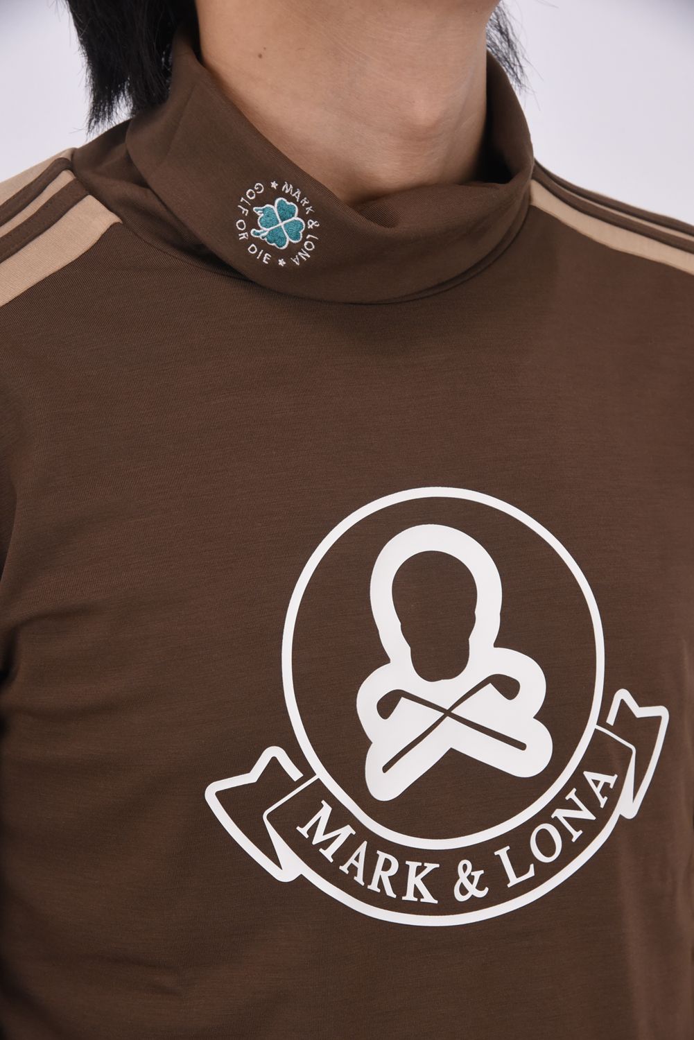 【2025AW】 EVER ENHANCED FLEECE TURTLE SHIRT / ブランクスカル ロングスリーブ タートルネックシャツ (ブラウン)