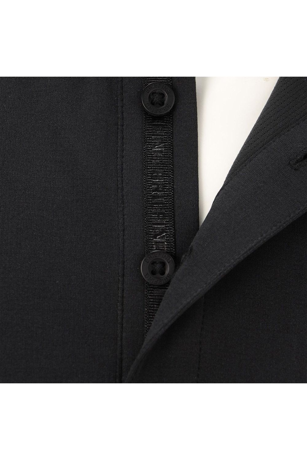 【26SS】 MEN’S COLLEGE LOGO POLO RF / カレッジロゴ リラックスフィット ポロシャツ (ブラック)