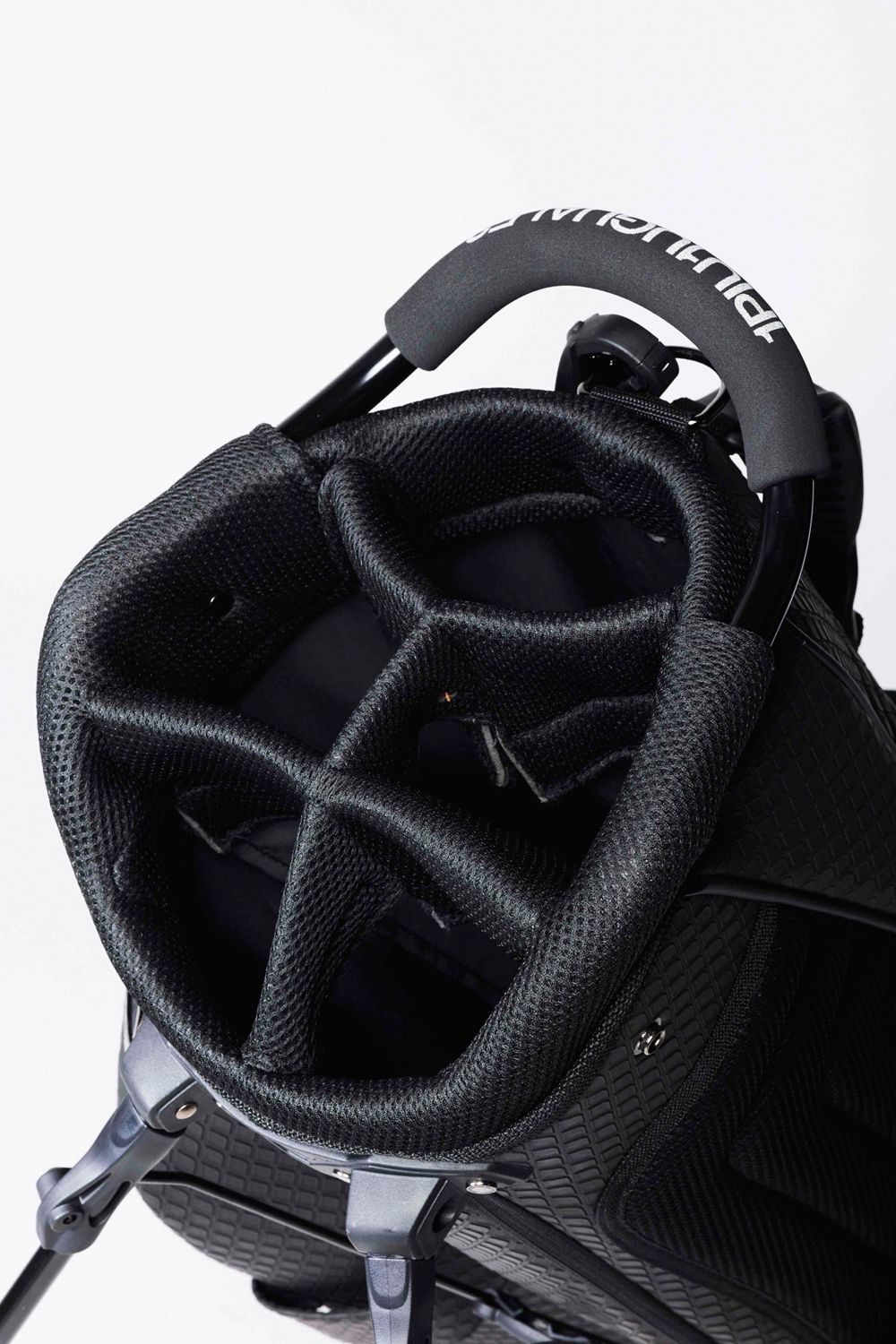 【銀行振込・代金引換不可】【返品・交換不可】 STAND CADDIE BAG / 113ロゴ刺繡 スタンド キャディバッグ ブラック (9月~10月頃入荷予定)