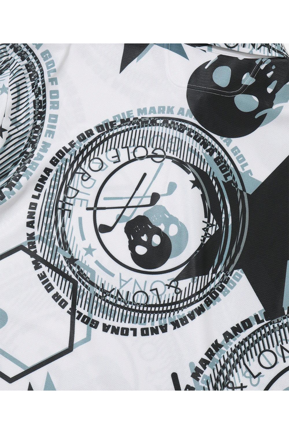 【26SS】 ATLAS AIRFLOW POLO / オープンメッシュ素材 グラフィックパターン ポロシャツ (ベージュ)