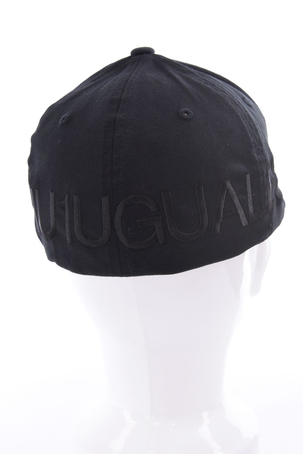 【26AW】 WOOLY COMBED 1PIU1UGUALE3 LOGO CAP / バックロゴ刺繍 キャップ (ブラック)