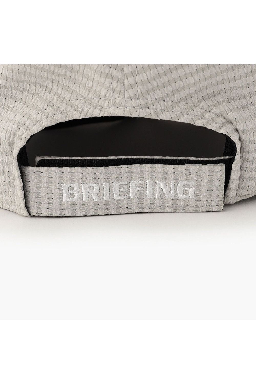 【26SS】【レディース】 WOMEN’S SEERSUCKER CORD STRAP CAP / シアサッカー コードストラップ付き キャップ (ベージュ)