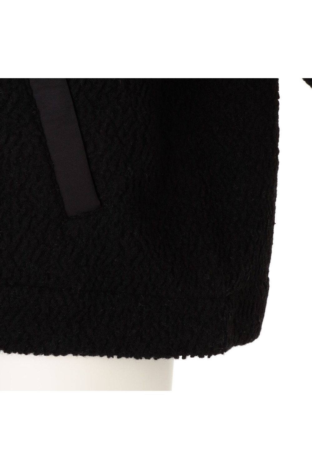 【25AW】【レディース】 WOMEN’S WOOL BOA HALFZIP TOP / ウールボアフリース ハイネック ハーフジップフーディー (ブラック)