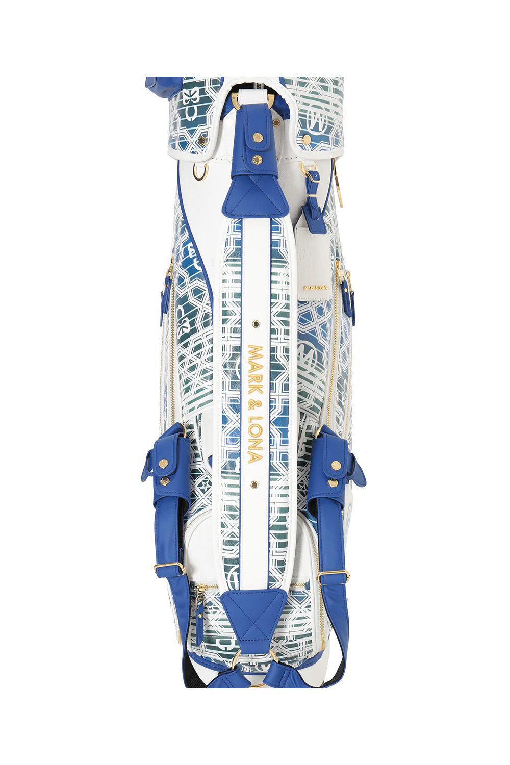 【26SS】【銀行振込・代金引換不可】【返品・交換不可】 RITMO MONOGRAM STAND BAG / ジオメトリックパターン スタンドタイプ キャディバッグ (ホワイト)