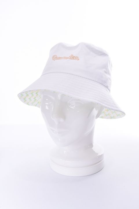 RAIN BUCKET HAT No.2 / オリジナルテキスタイル レインバケットハット (ホワイト)