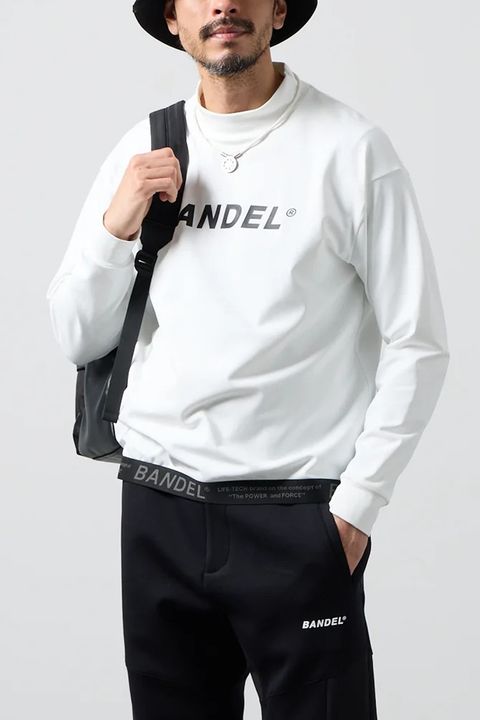 【26AW】 HEM TAPE LONG SLEEVE MOCK NECK / ヘムテープ ロングスリーブ モックネック (ホワイト)