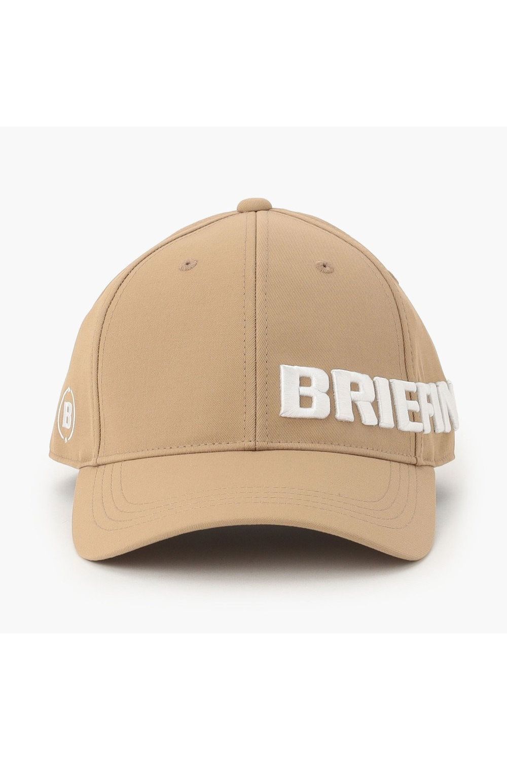 【26SS】 MEN’S ROUND LOGO CAP / アシンメトリー ラウンドロゴ キャップ (ベージュ)