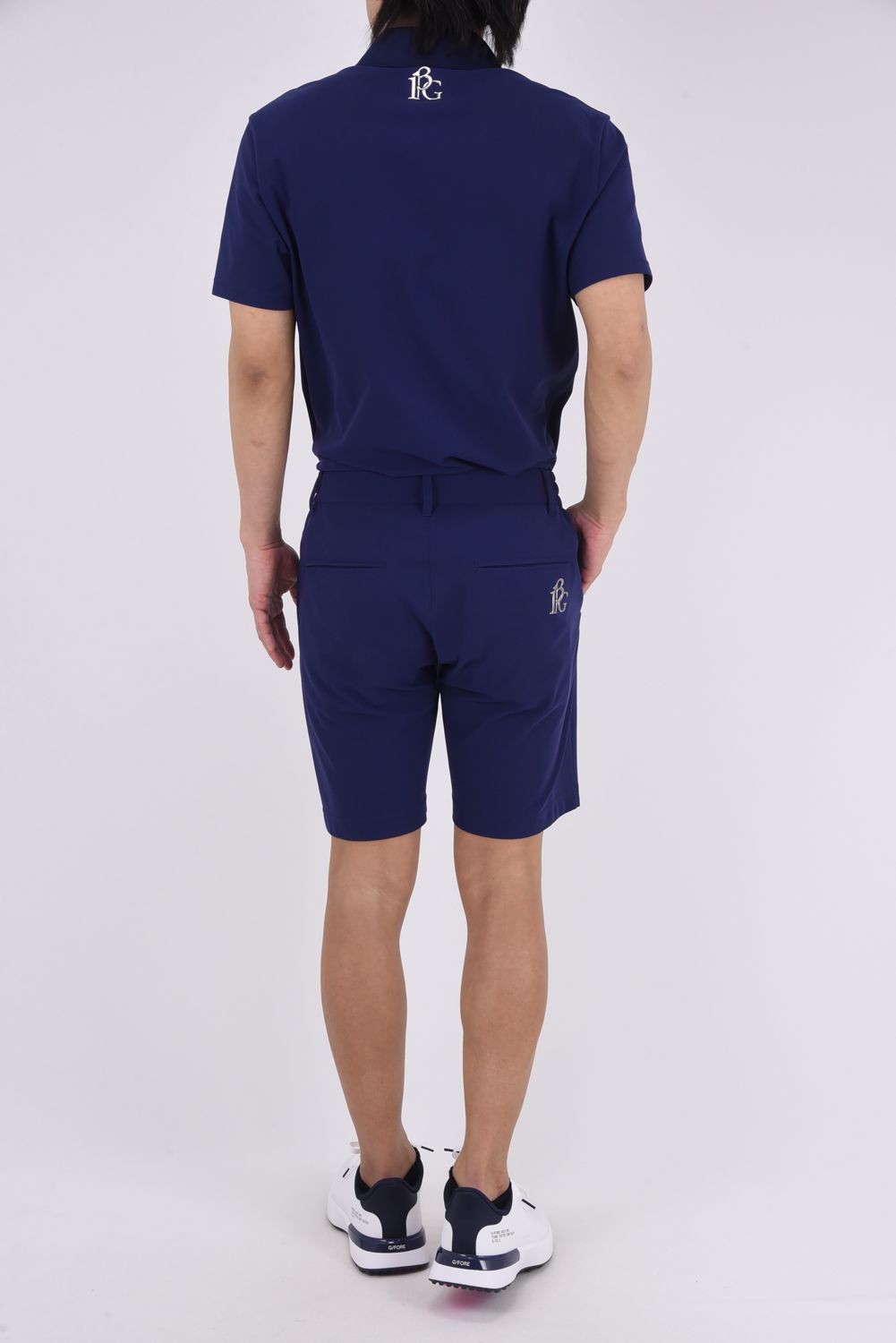 【26SS】 LUXE MESH SHORTS / 接触冷感 微細メッシュ生地 ショートパンツ (ネイビー)