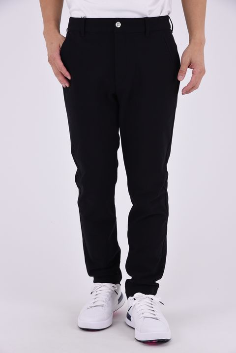 【26AW】 LEOTHERMO LONG PANTS / 裏起毛 発熱機能素材 ベーシックデザイン ロングパンツ (ブラック)*