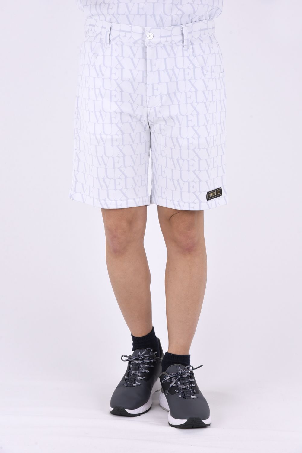 新品　V TWELVE LUX メンズ　ハーフパンツ　XXL V12 - 【V TWELVE LUX】 LX ALL LETTER SHORTS / ロゴ総柄