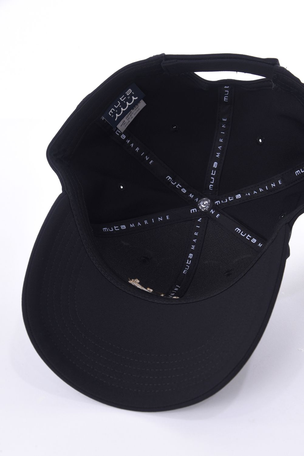 muta - 5LINE LOGO CAP / 5ライン ロゴ キャップ (ブラック
