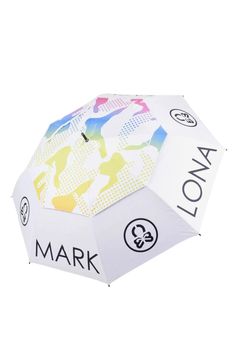 【26AW】 SHELTER CANOPY UMBRELLA / レインボーカモ 自動オープン機能 UVカット 大型アンブレラ (ホワイト)