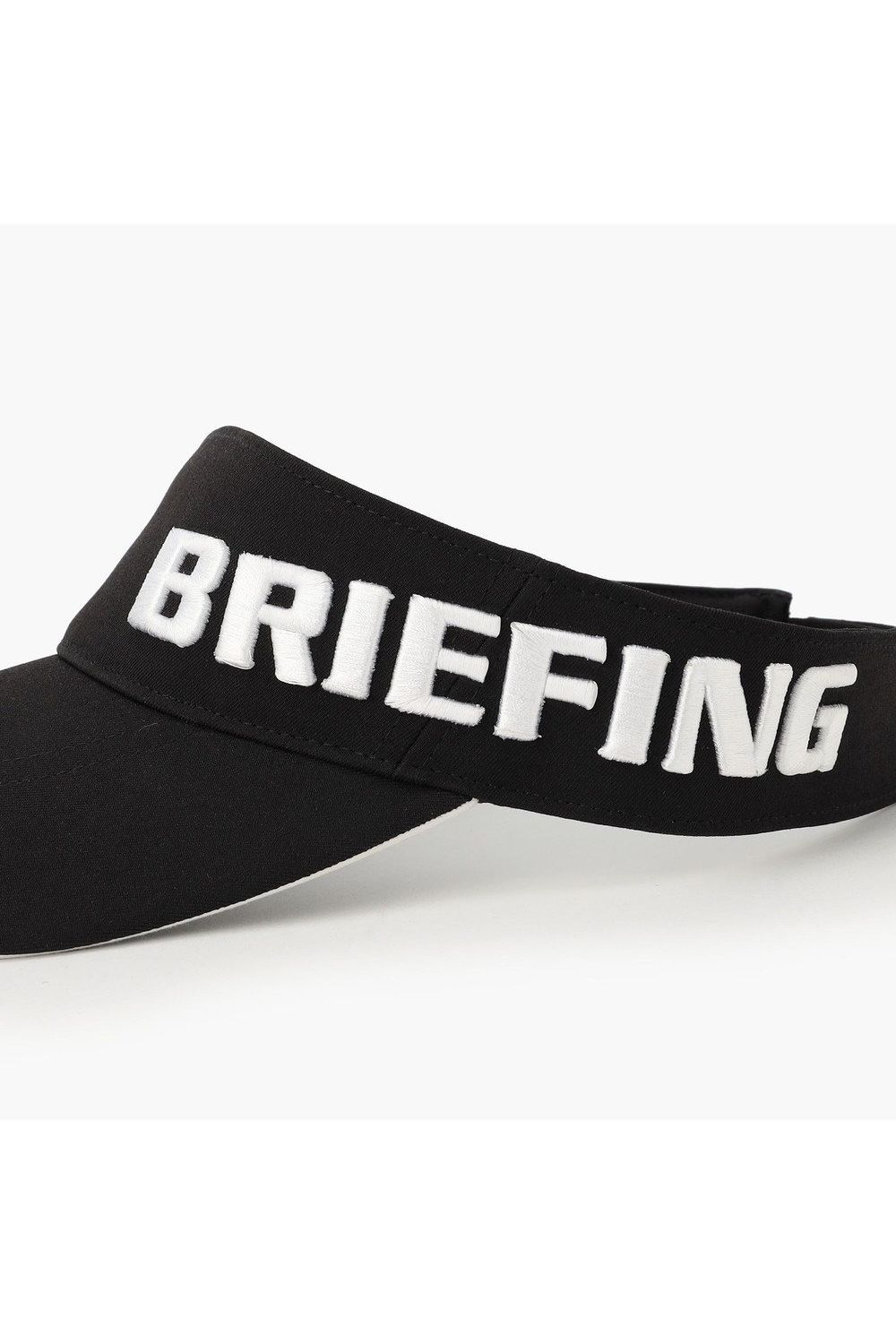 【26SS】 MEN’S ROUND LOGO VISOR / アシンメトリー ラウンドロゴ サンバイザー (ブラック)