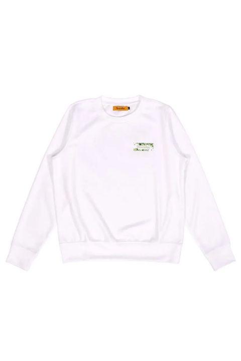 【25AW】【レディース】 CUBISM LOGO CREW NECK SWEAT / ダンボールニット キュビズムロゴ クルーネックスウェット (ホワイト)*