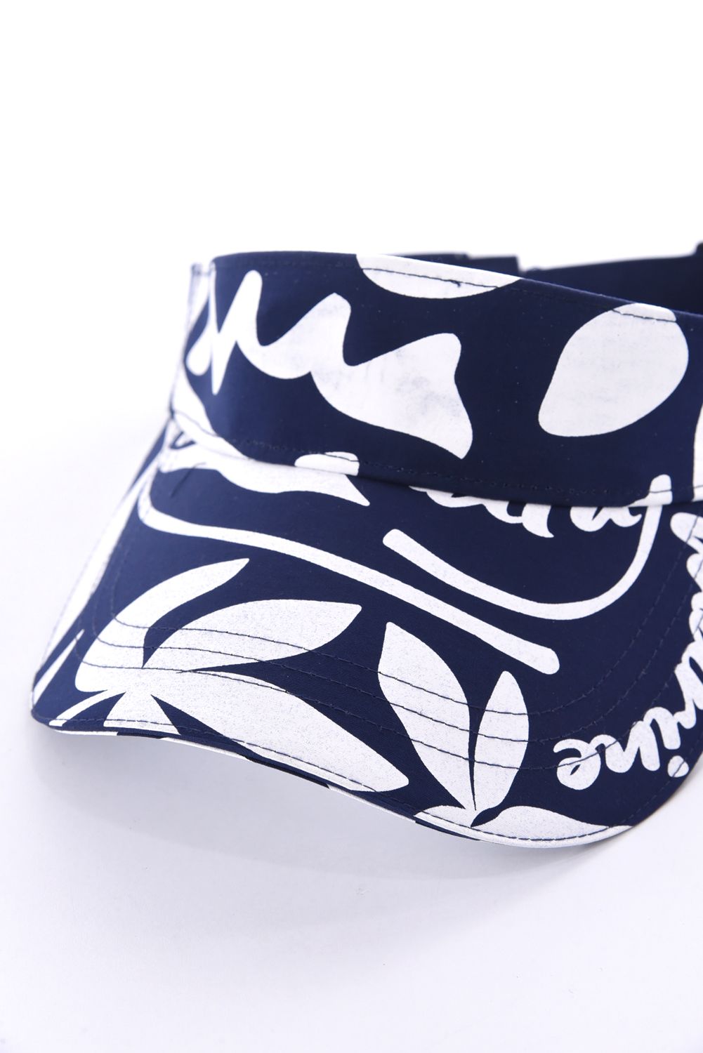 FLORAL VISOR / フローラル バイザー (ネイビー)