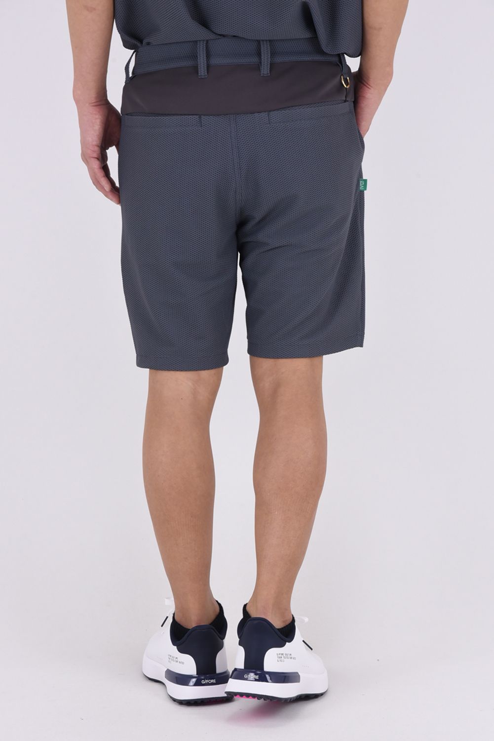 【ポイント10倍】【26SS】 AIRY AWA SHORTS / ワッフル生地 ブランドロゴ ショートパンツ (グレー)
