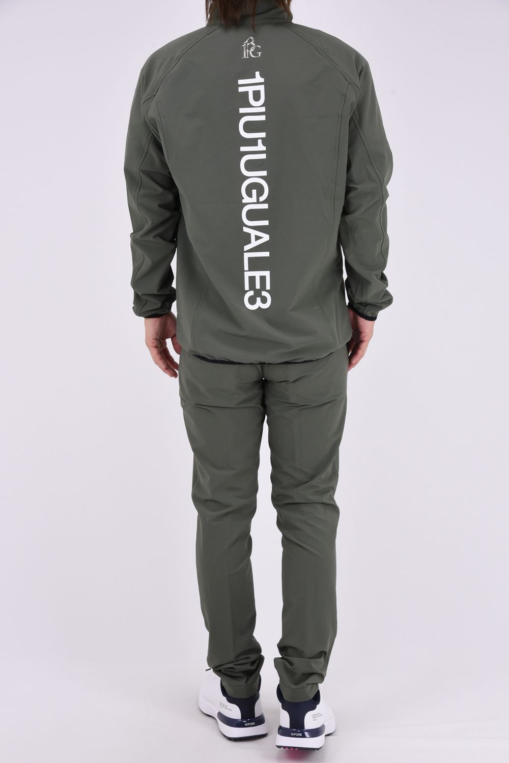【26AW】 Long Pants / バックロゴ テーパードシルエット ロングパンツ (カーキ)