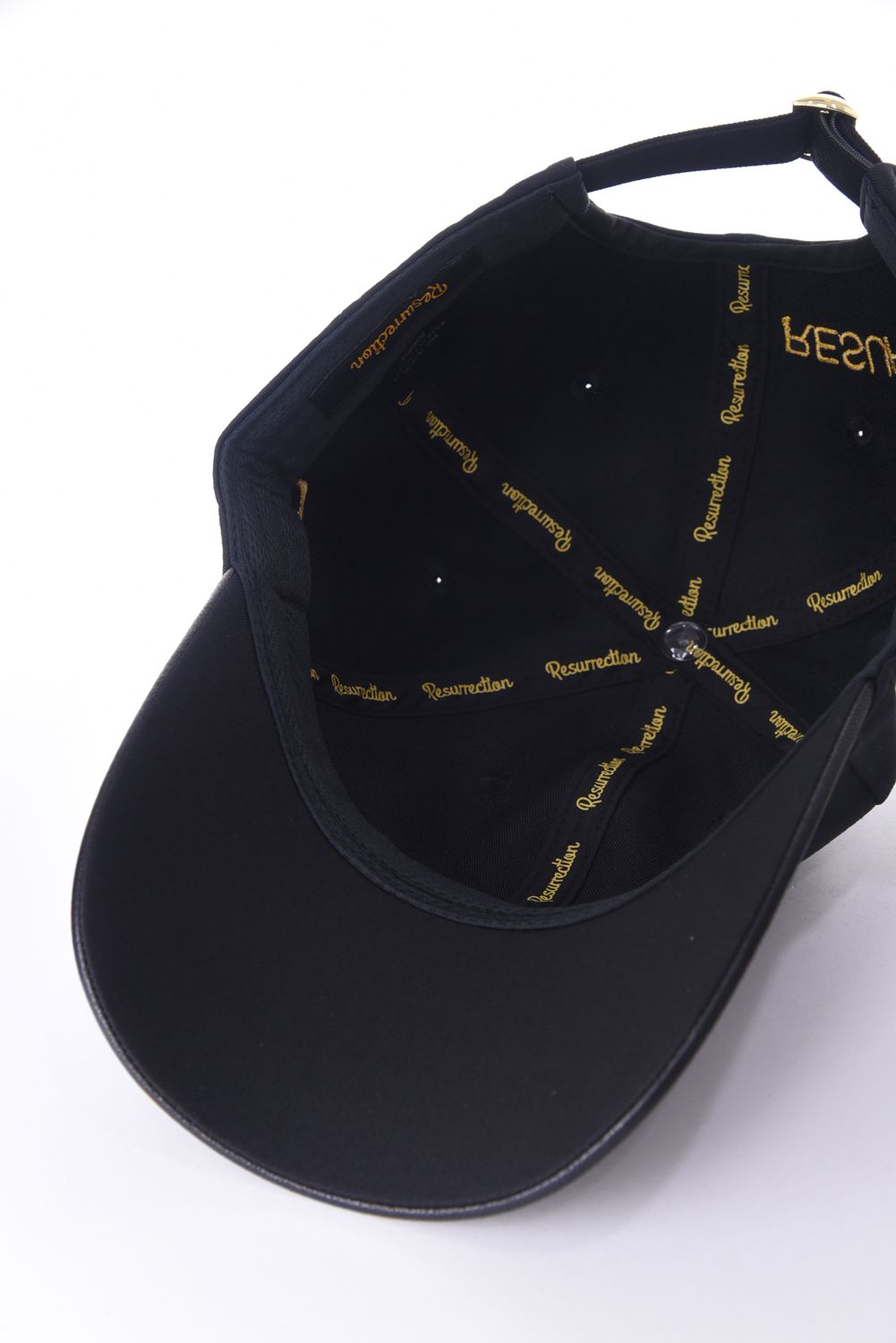 HYBRID 2TONE CAP / 異素材切り替え ツートーンキャップ (ブラック)