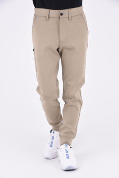 【秋冬仕様】 MENS WARM 3D LOGO JOGGER PANTS / 3Dロゴ ダンボールニット ウォーム ジョガーパンツ (ベージュ)