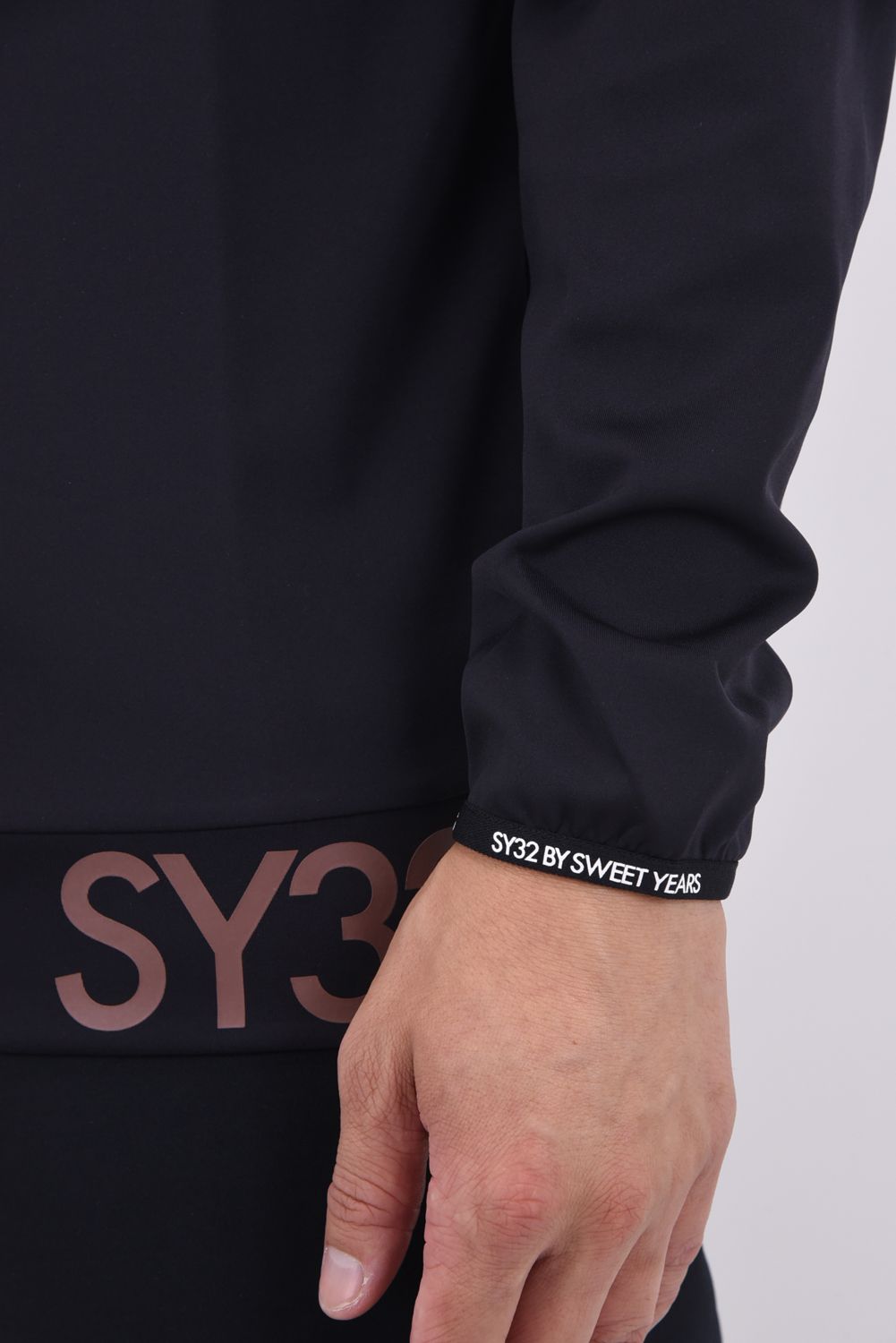 【25AW】 MAT NEO PRENE PULL ZIP SWEAT / ハーフジップ スウェット (ブラック)
