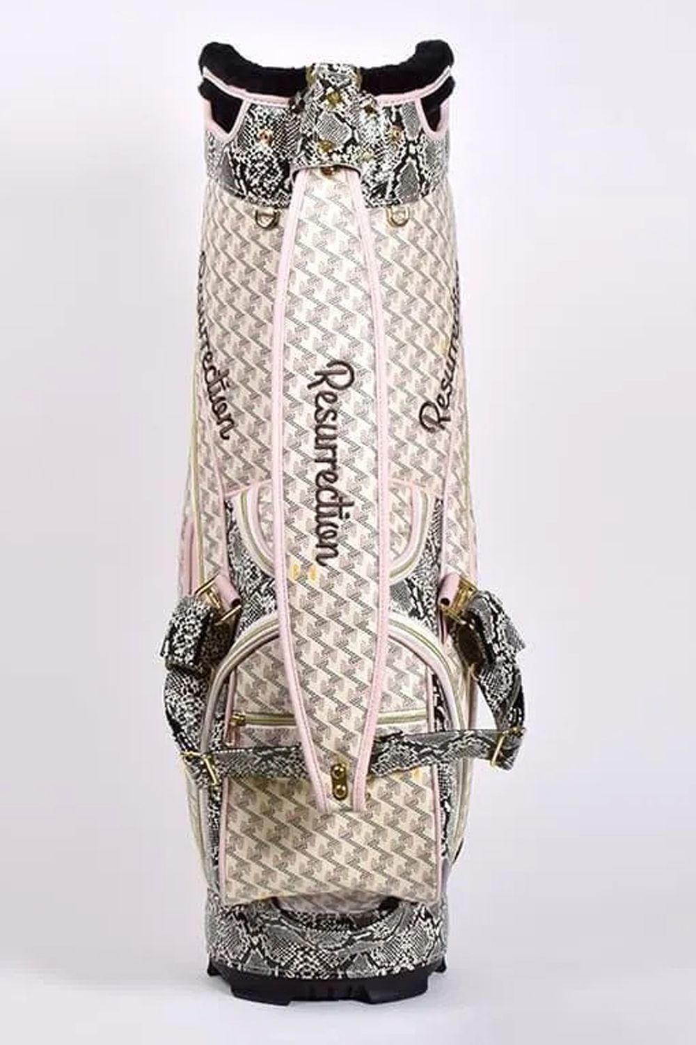 【銀行振込・代金引換不可】【返品・交換不可】【金田久美子プロモデル】 ORIOLA Pro (オリオラ プロ)  / カートタイプ キャディバッグ （パイソン）*