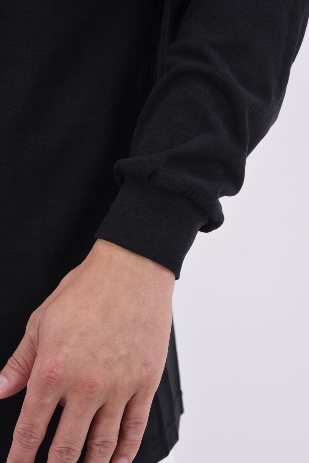 Honu Mockneck L/S (Brand Stamp) / ダイアモンドヘッドロゴプリント ロングスリーブ モックネックシャツ (ブラック)