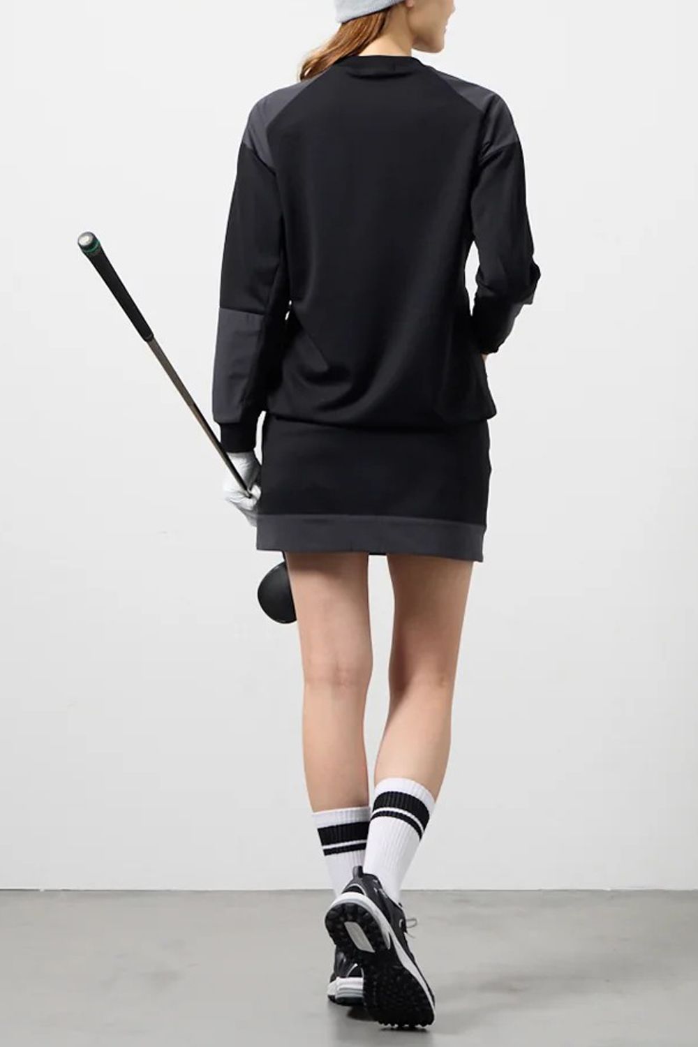 【26AW】 【レディース】 FLEECE COMBINATION PULLOVER / フリースコンビネーション プルオーバー (ブラック)