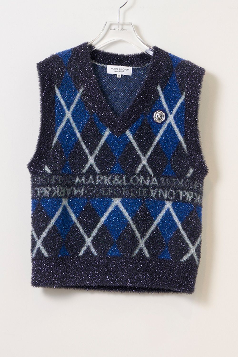 MARK&LONA - 【レディース】 GLAM ARGYLE KNIT VEST