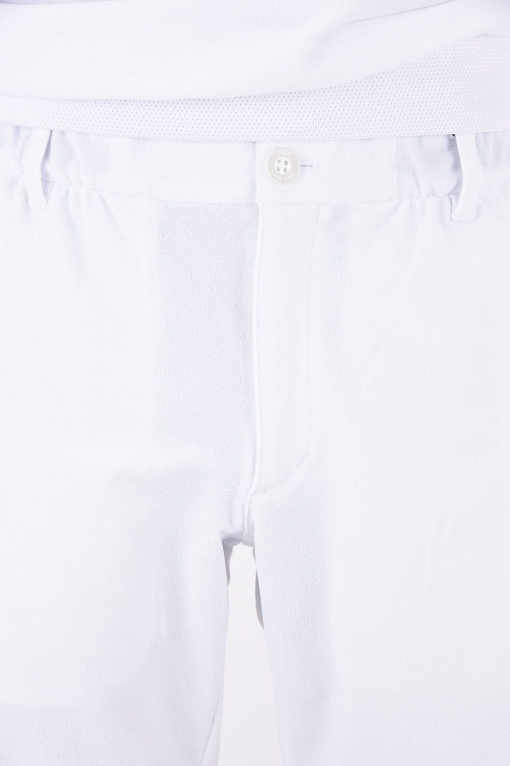 【ABSOLUTE】 CARVICO PANTELLERIA SIDE MESH SHORTS / ロゴ カルビコ ストレッチ ショートパンツ (ホワイト)