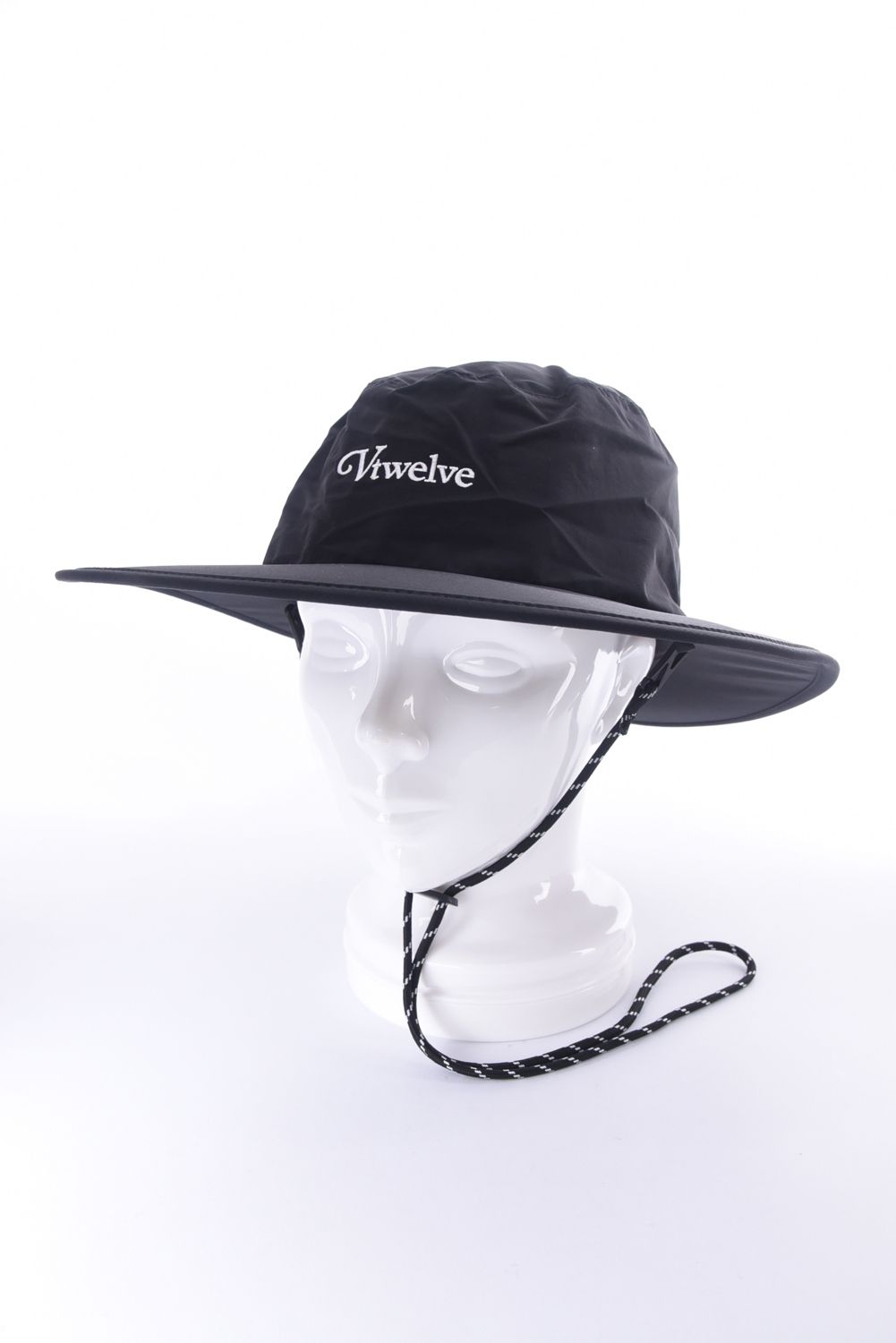 【26SS】 AWA WIDE HAT / ブランドロゴ サファリハット (ブラック)