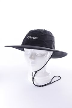 【26SS】 AWA WIDE HAT / ブランドロゴ サファリハット (ブラック)