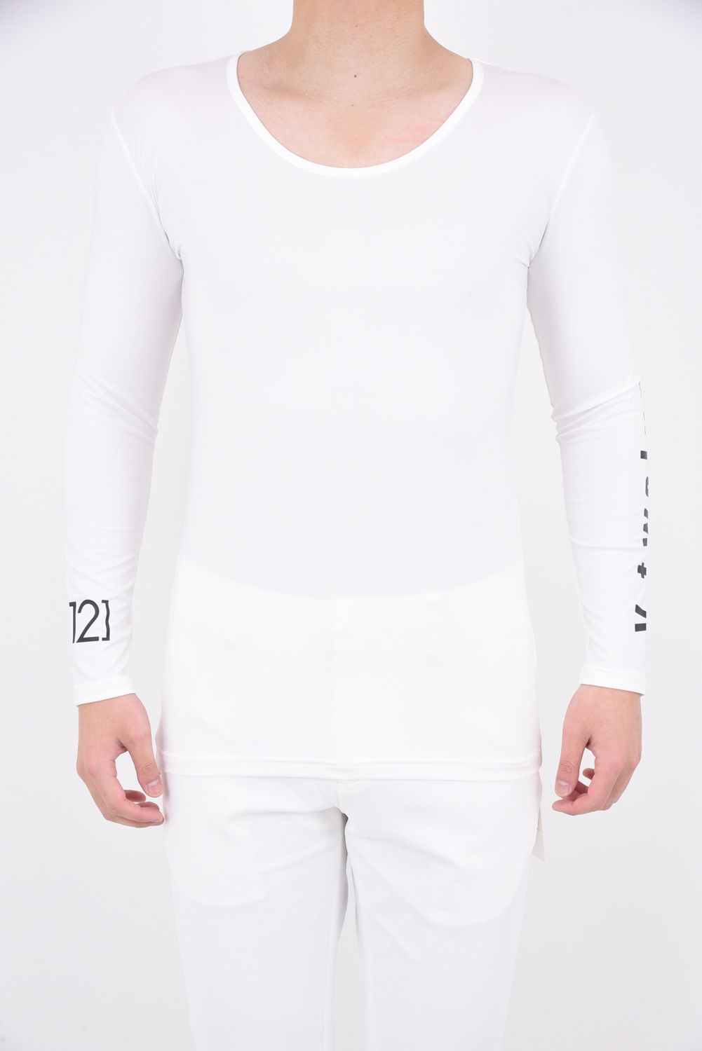 【期間限定ポイント10倍】LOGO U INNER / 接触冷感 Uネック インナー (ホワイト)
