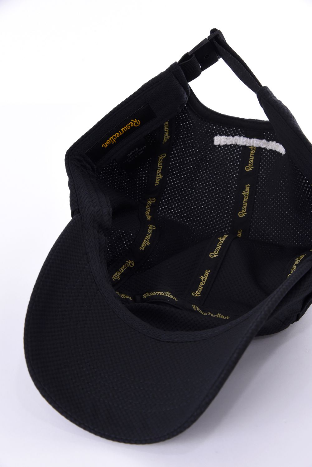 【26AW】 JET CAP / シボ素材 ブランドロゴ刺繍 ジェットキャップ (ブラック)