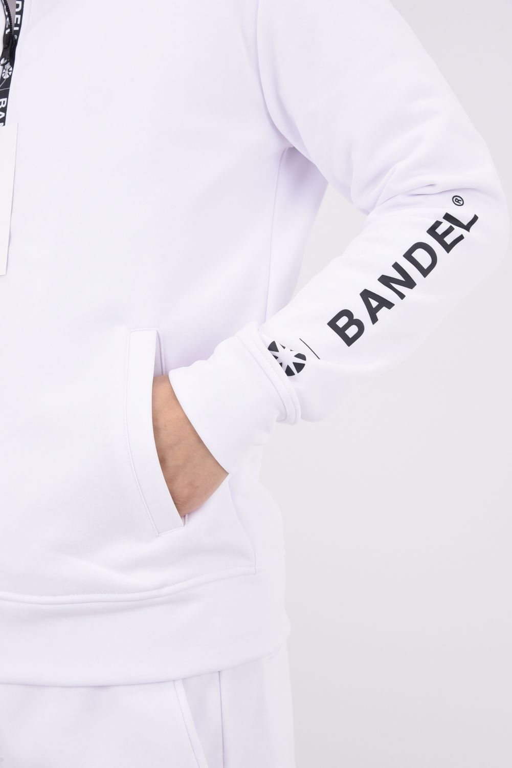 BASIC FULL ZIP PARKA MENS / テックスブリッド 止水ファスナー ジップアップパーカー (ホワイト)